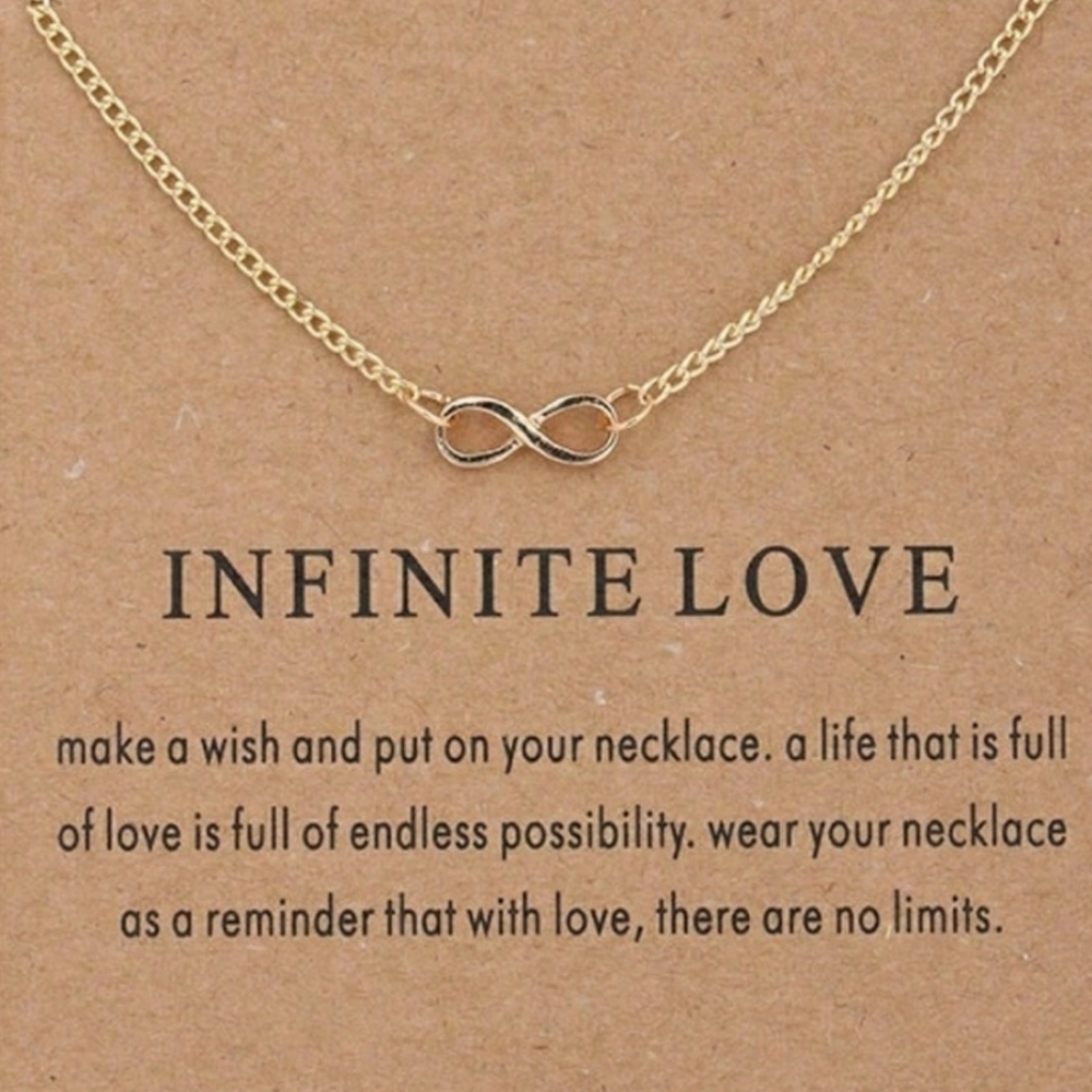 Gold Infinity Knot Necklace
